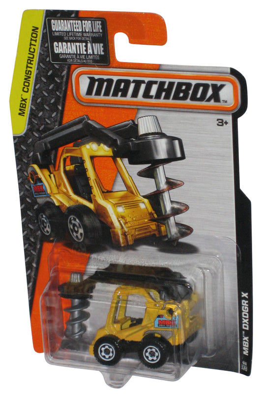 Matchbox MBX DXDGR X (2014) Yellow Construction Metal Toy 44/120