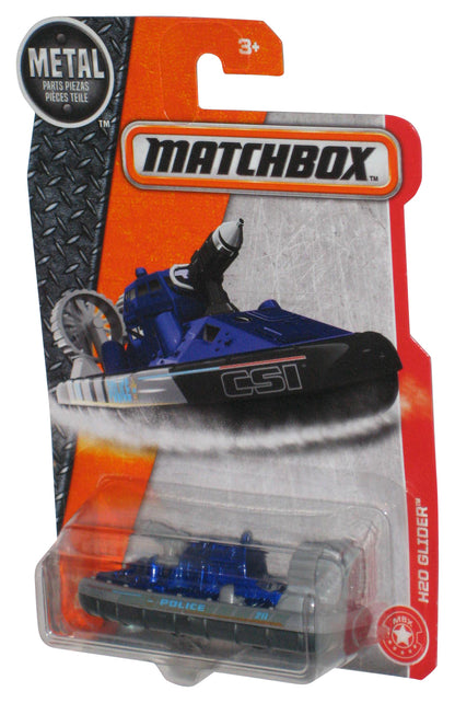 Matchbox H2O Glider (2016) Mattel Blue Metal Toy Boat #68/125