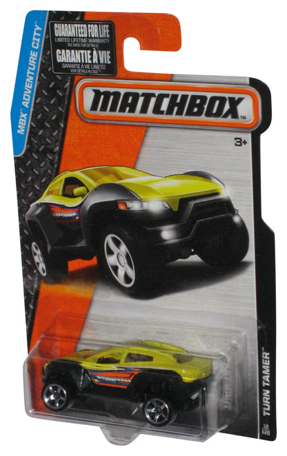 Matchbox MBX Adventure City (2014) Yellow Turn Tamer Toy Car 10/120