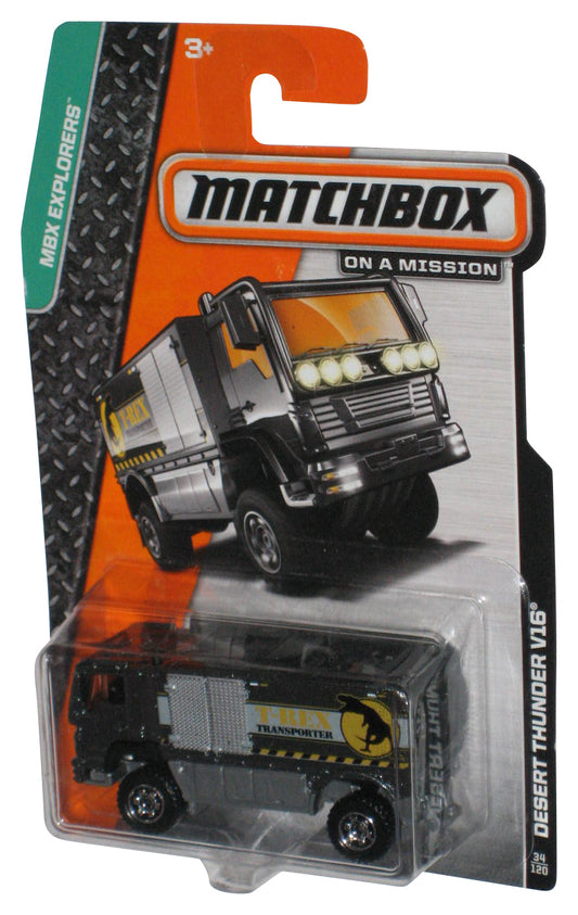 Matchbox MBX Explorers (2013) Grey Desert Thunder V16 Toy Truck 34/120