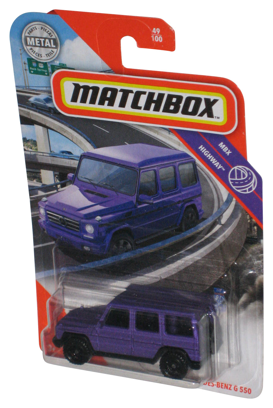 Matchbox MBX Highway (2019) Purple 2015 Mercedes-Benz G 550 Toy 49/100