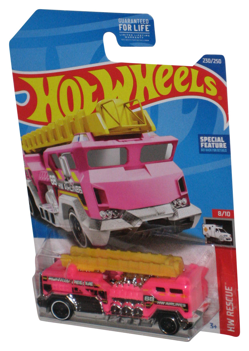 Hot Wheels HW Rescue 8/10 (2021) Pink 5 Alarm Toy Truck 230/250