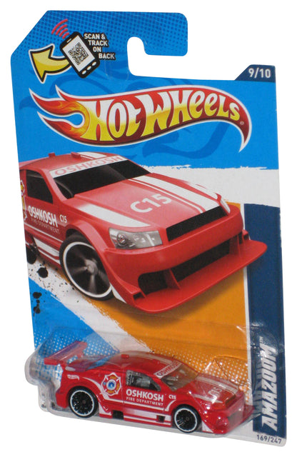 Hot Wheels HW Maint Street '12 (2011) Red Amazoom Toy Car 169/247