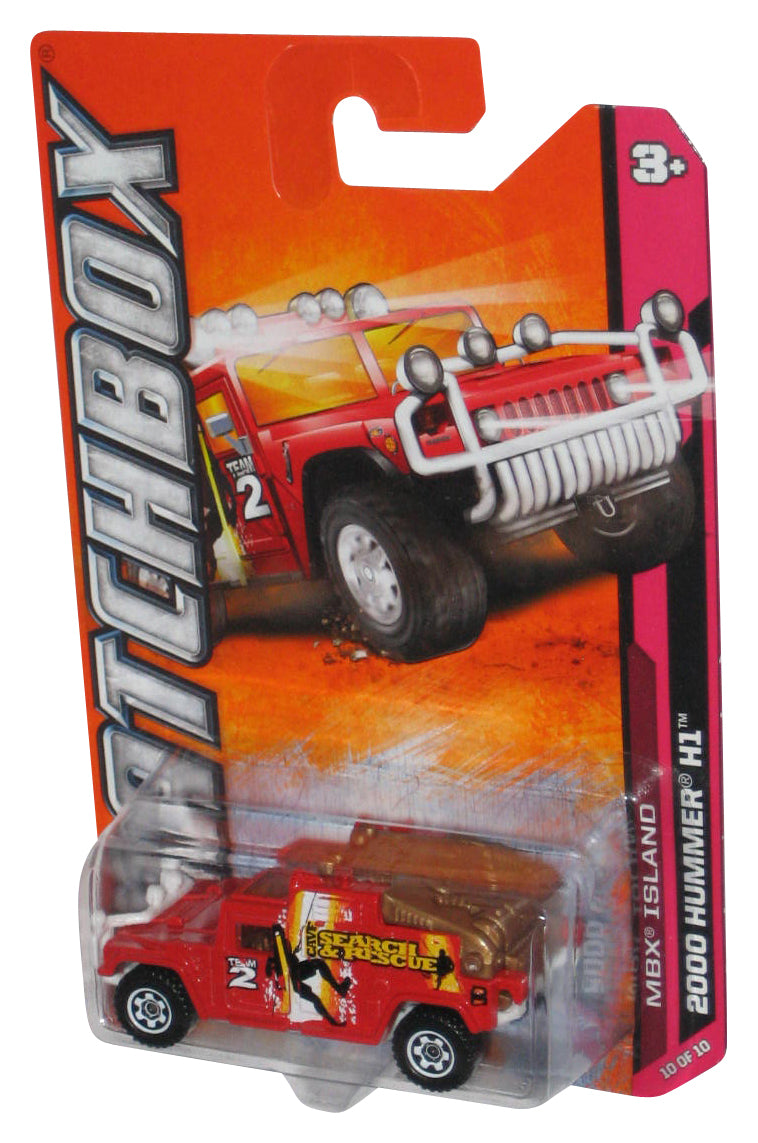 Matchbox MBX Island 10/10 2000 Hummer H1 Red Toy Vehicle 100/120