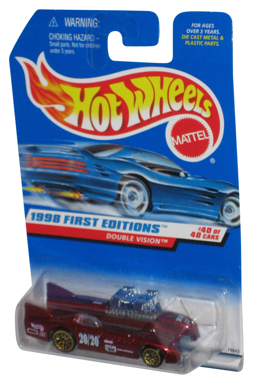Hot Wheels 1998 First Editions 40/40 Red Double Vision Toy Car #684