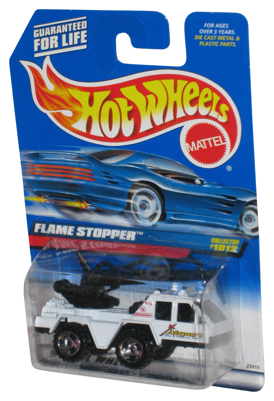 Hot Wheels Flame Stopper (1998) Mattel White & Black Toy Vehicle #1012