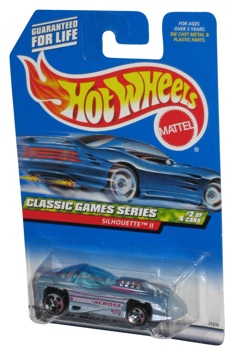 Hot Wheels Classic Games Series 2/4 (1998) Silhouette II Blue Toy Car #982