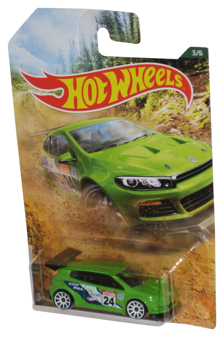 Hot Wheels Volkswagen Scirocco GT24 (2018) Mattel Green Toy Car 3/6