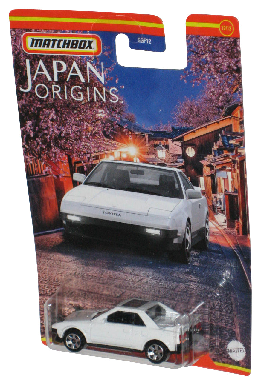 Matchbox Japan Origins (2022) White 1985 Toyota MR2 Metal Toy Car 12/12