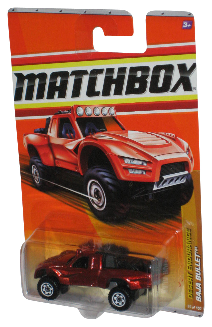 Matchbox Desert Endurance (2010) Red Baja Bullet Toy Car 84/100
