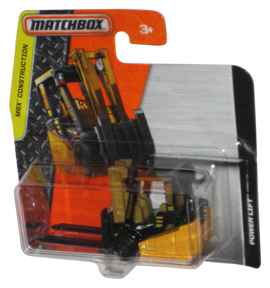 Matchbox MBX Construction (2015) Yellow Power Lift Toy - (Short Card)