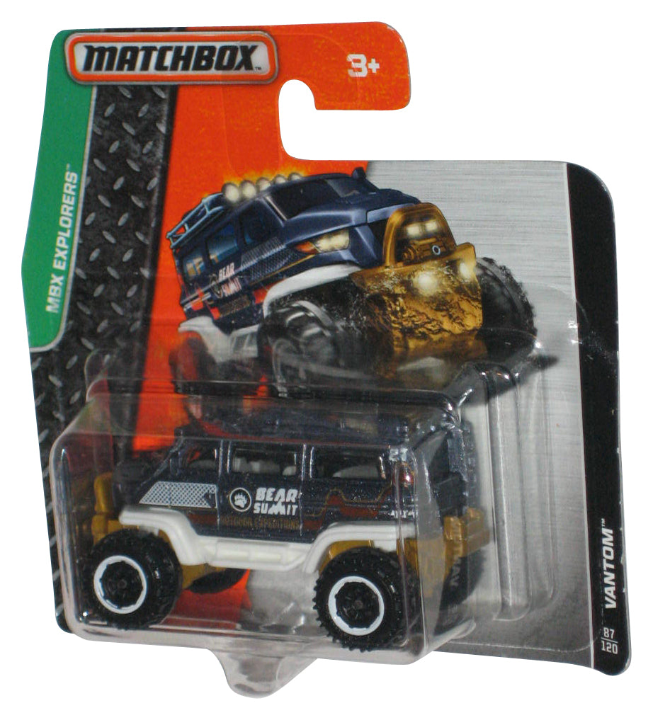 Matchbox MBX Explorers (2015) Black Vantom Toy Truck 87/120 - (Short Card)