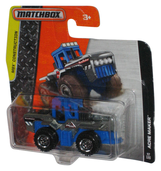 Matchbox MBX Construction (2015) Blue Acre Maker Toy 47/120 - (Short Card)