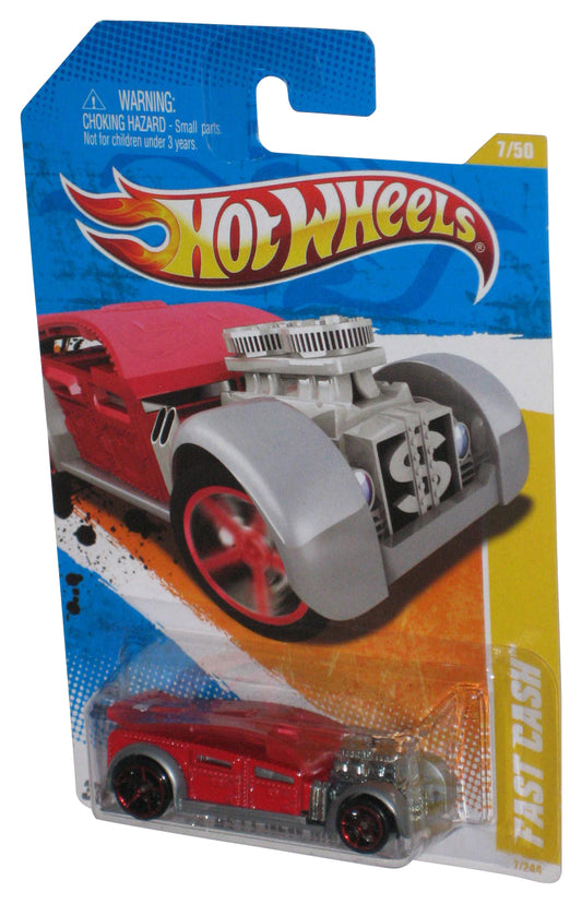 Hot Wheels 2011 New Models 7/50 (2010) Red Fast Cash Toy Car 7/244