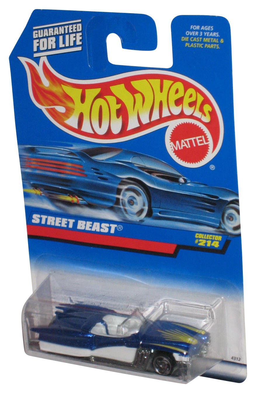 Hot Wheels Street Beast (1997) Mattel Blue Toy Car #214