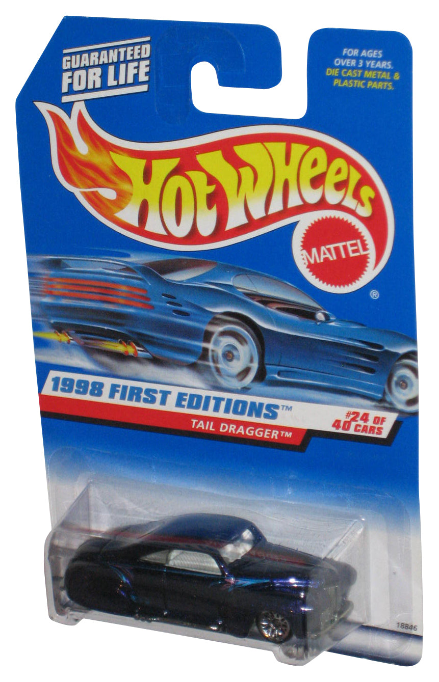 Hot Wheels 1998 First Editions 24/40 Purple Tail Dragger Toy Car #659