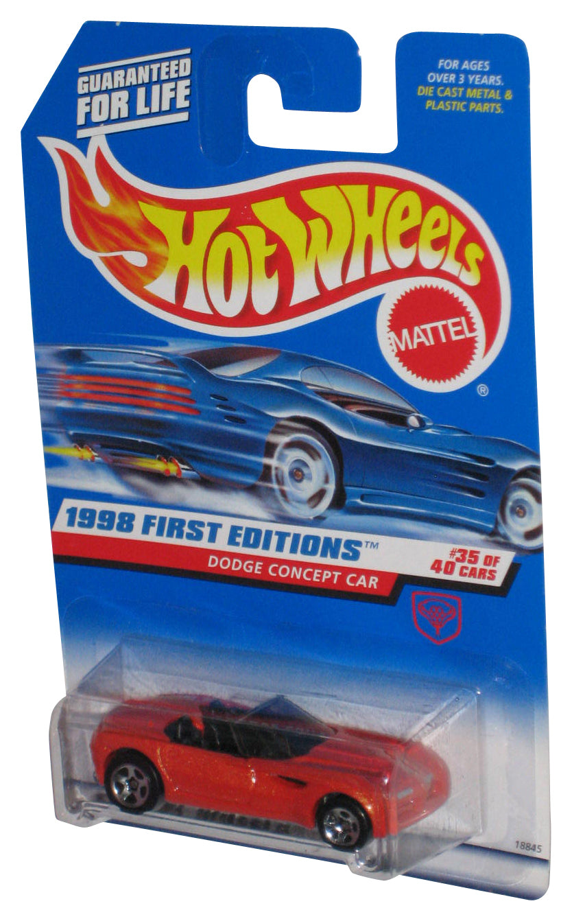 Hot Wheels 1998 First Editions 35/40 Orange Dodge Concept Toy Car #672