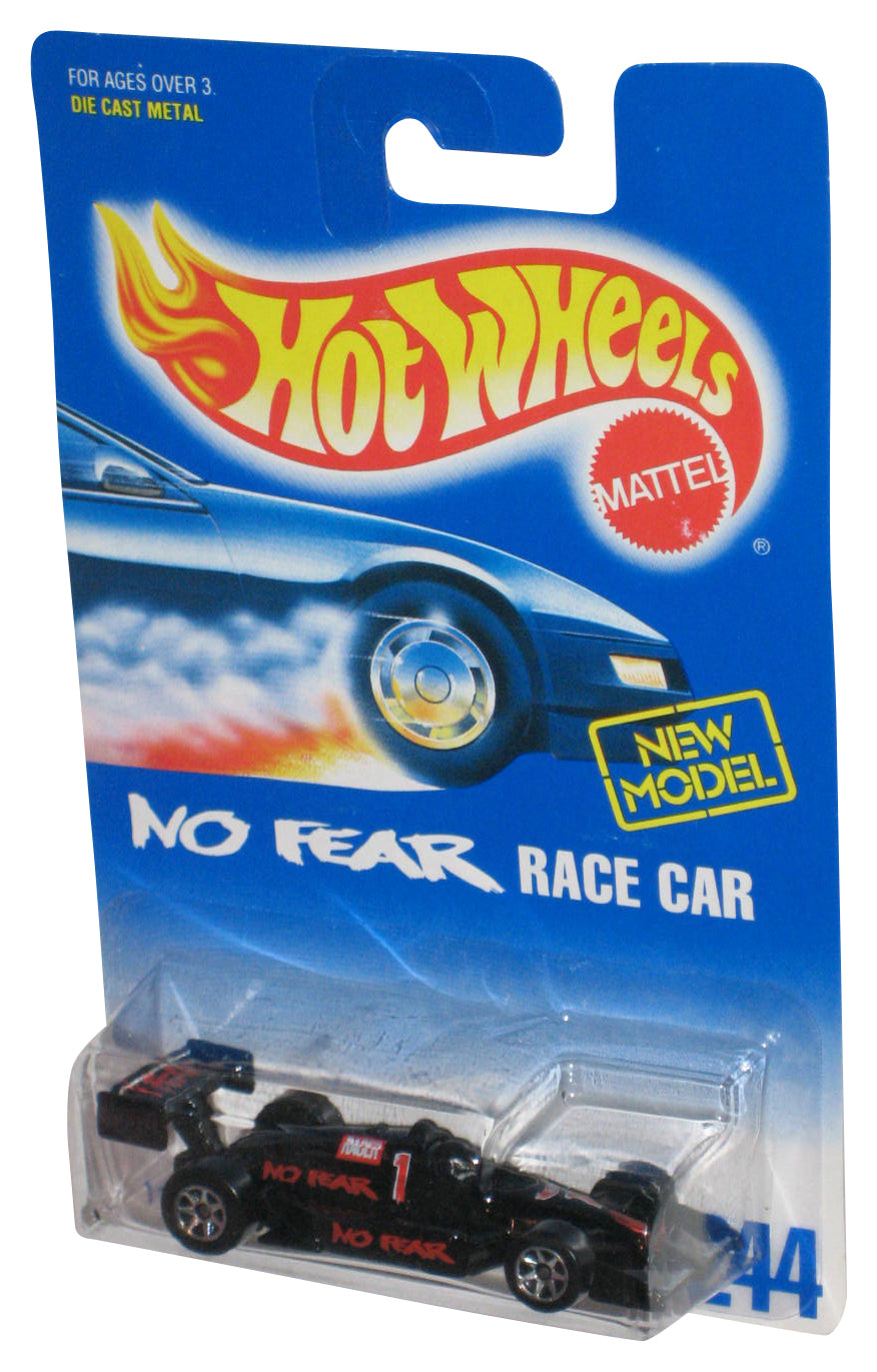 Hot Wheels No Fear (1991) Mattel Black New Model Race Car #244
