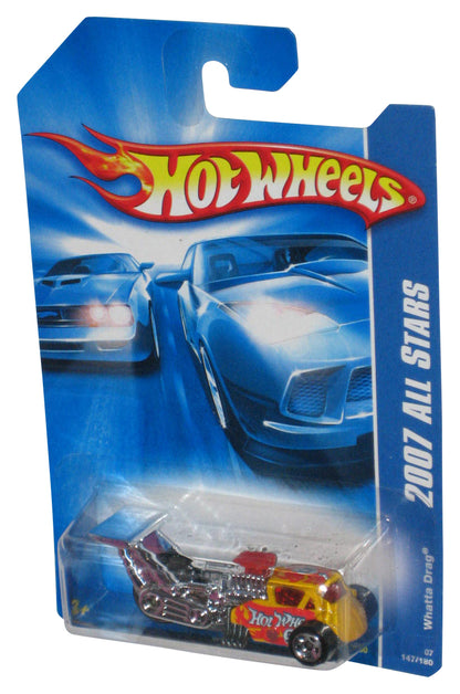 Hot Wheels 2007 All Stars Whatta Drag Yellow Toy Car 147/180