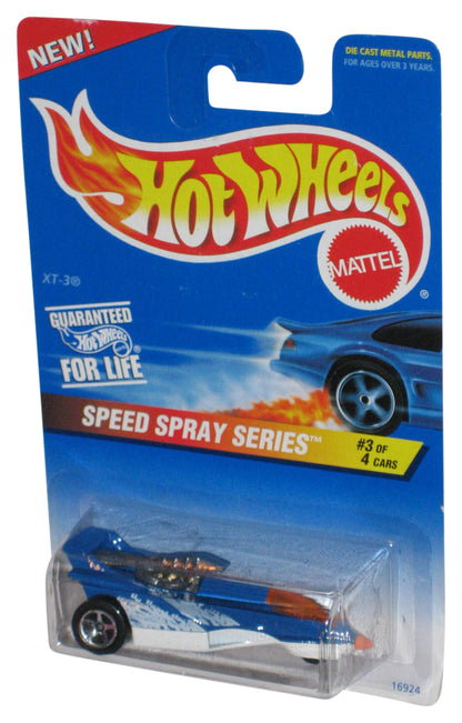 Hot Wheels Speed Spray Series 3/4 (1996) Mattel XT-3 Blue Toy Car #551