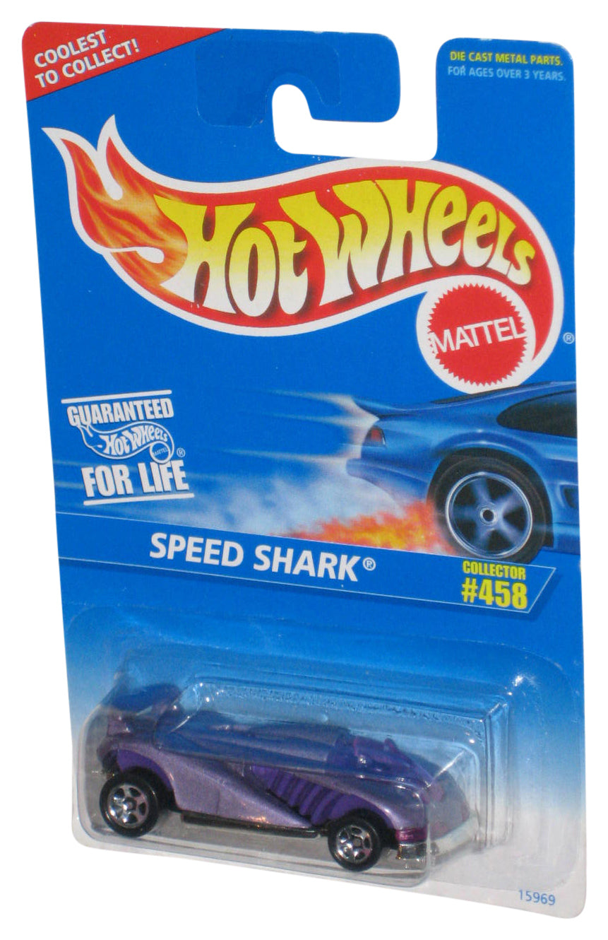 Hot Wheels Speed Shark Purple (1995) Mattel Die-Cast Toy Car #458