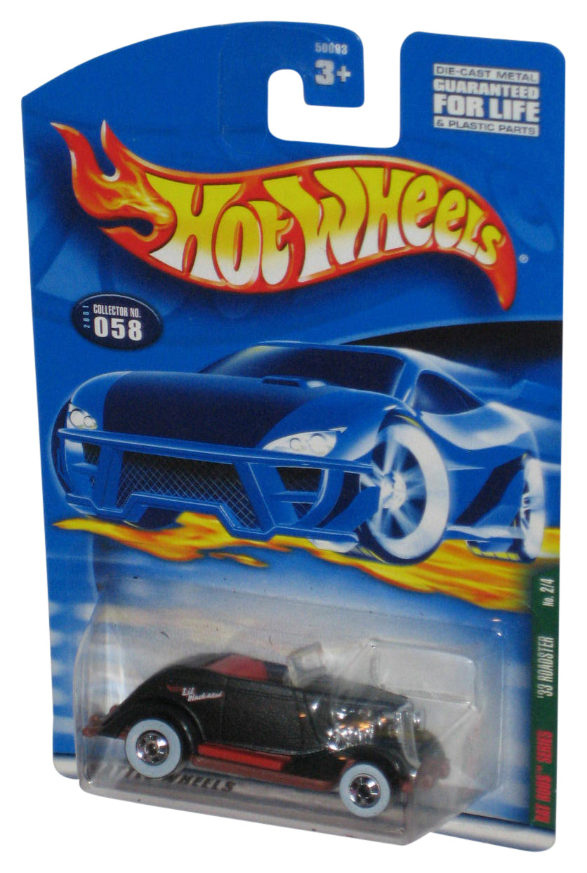Hot Wheels Rat Rods Series (2001) Black '33 Roadster Toy Car #058