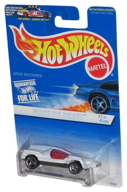 Hot Wheels White Ice Series 1/4 (1996) Speed Machine Toy Car #561