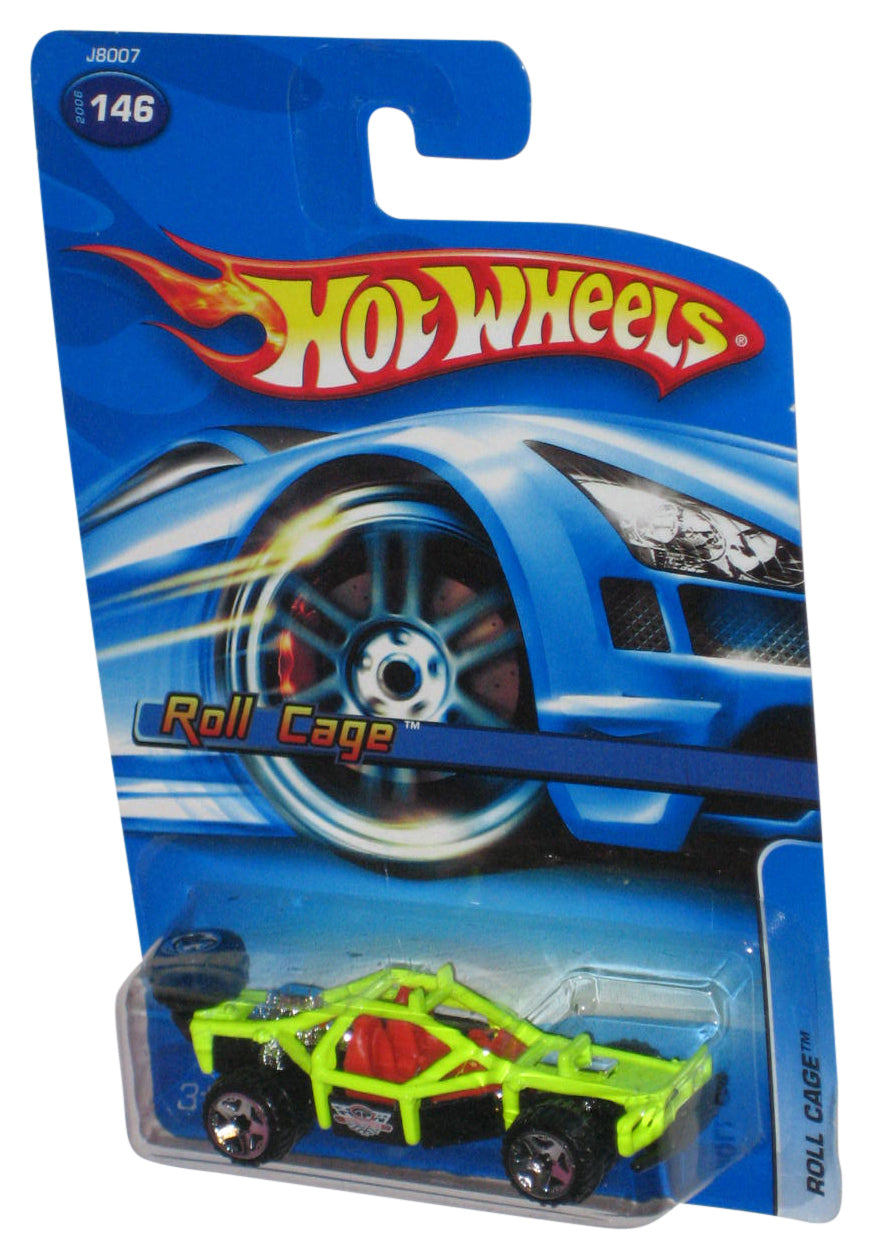 Hot Wheels Roll Cage (2006) Mattel Green & Black Toy Car #146