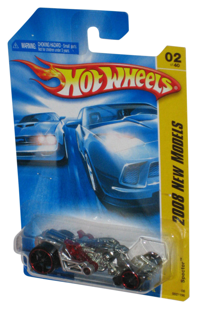 Hot Wheels 2008 New Models Silver & Red Spector Toy Car 002/196