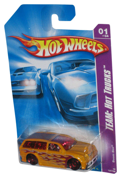 Hot Wheels Team Hot Trucks Boom Box (2007) Yellow Toy Car 137/196