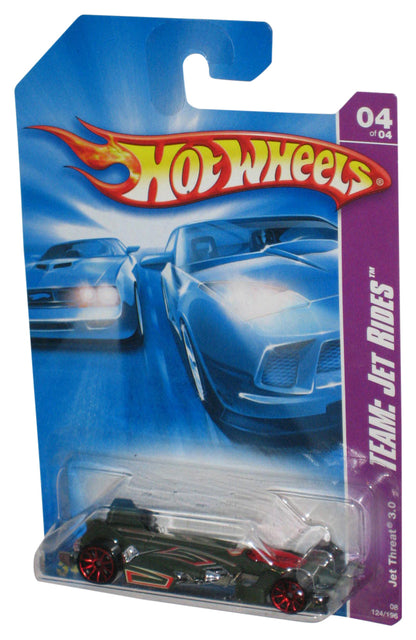 Hot Wheels Team Jet Rides Threat 3.0 (2007) Olive Green Toy Car 124/196