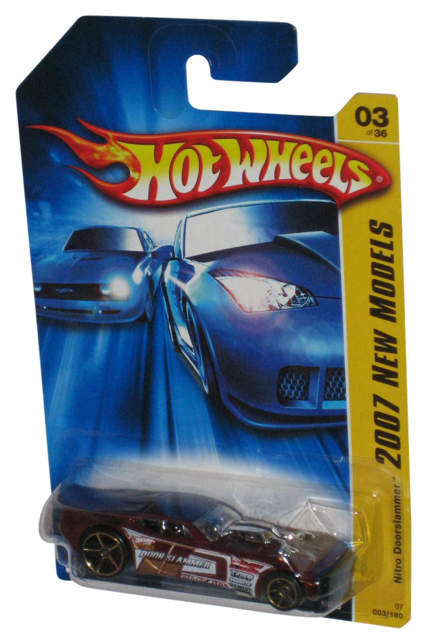Hot Wheels 2007 New Models Red Nitro Doorslammer Toy Car 003/180