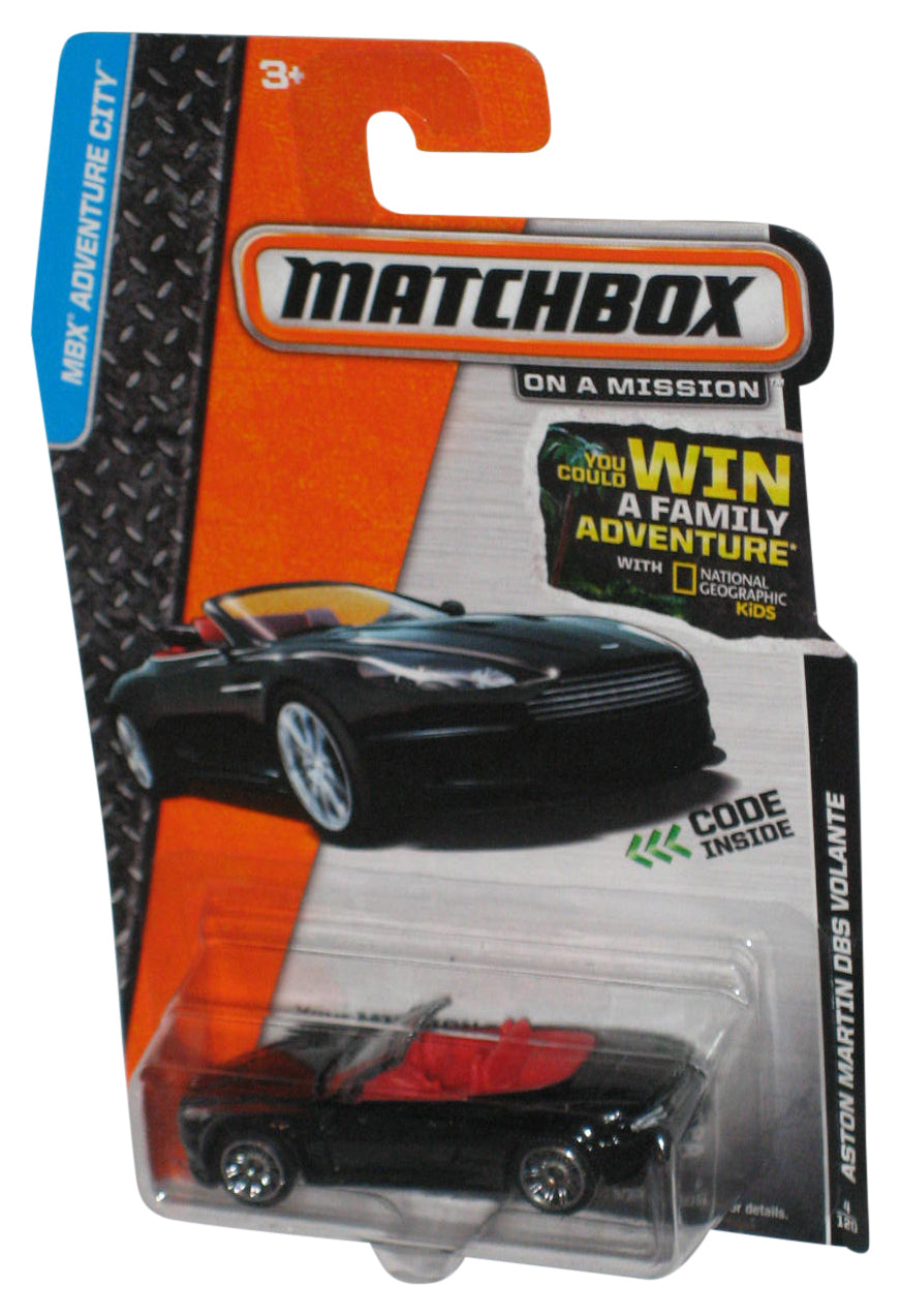 Matchbox MBX Adventure City (2013) Black Aston Martin DBS Volante Toy Car 4/120