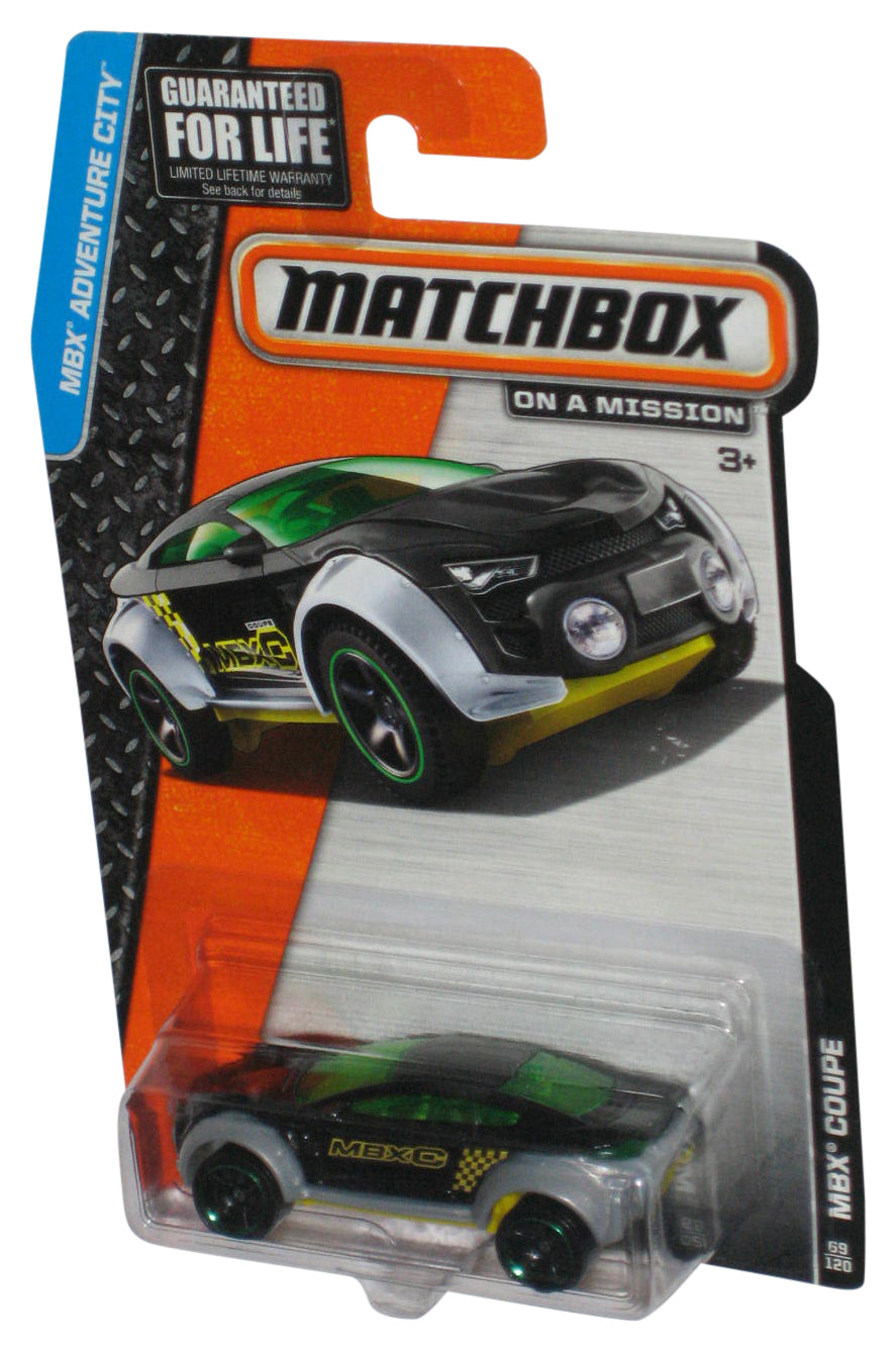 Matchbox MBX Adventure City (2013) Black Coupe Toy Car 69/120