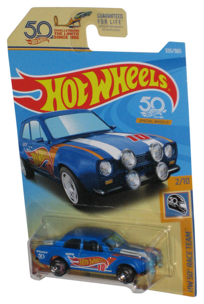 Hot Wheels HW 50 Race Team (2017) Blue '70 Ford Escort RS1600 Toy Car 335/365