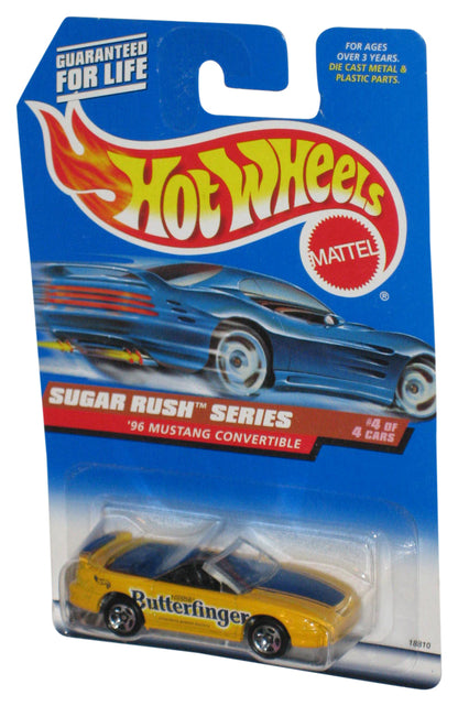 Hot Wheels Sugar Rush Series '96 Mustang Convertible Butterfinger Yellow Toy Car #4/4