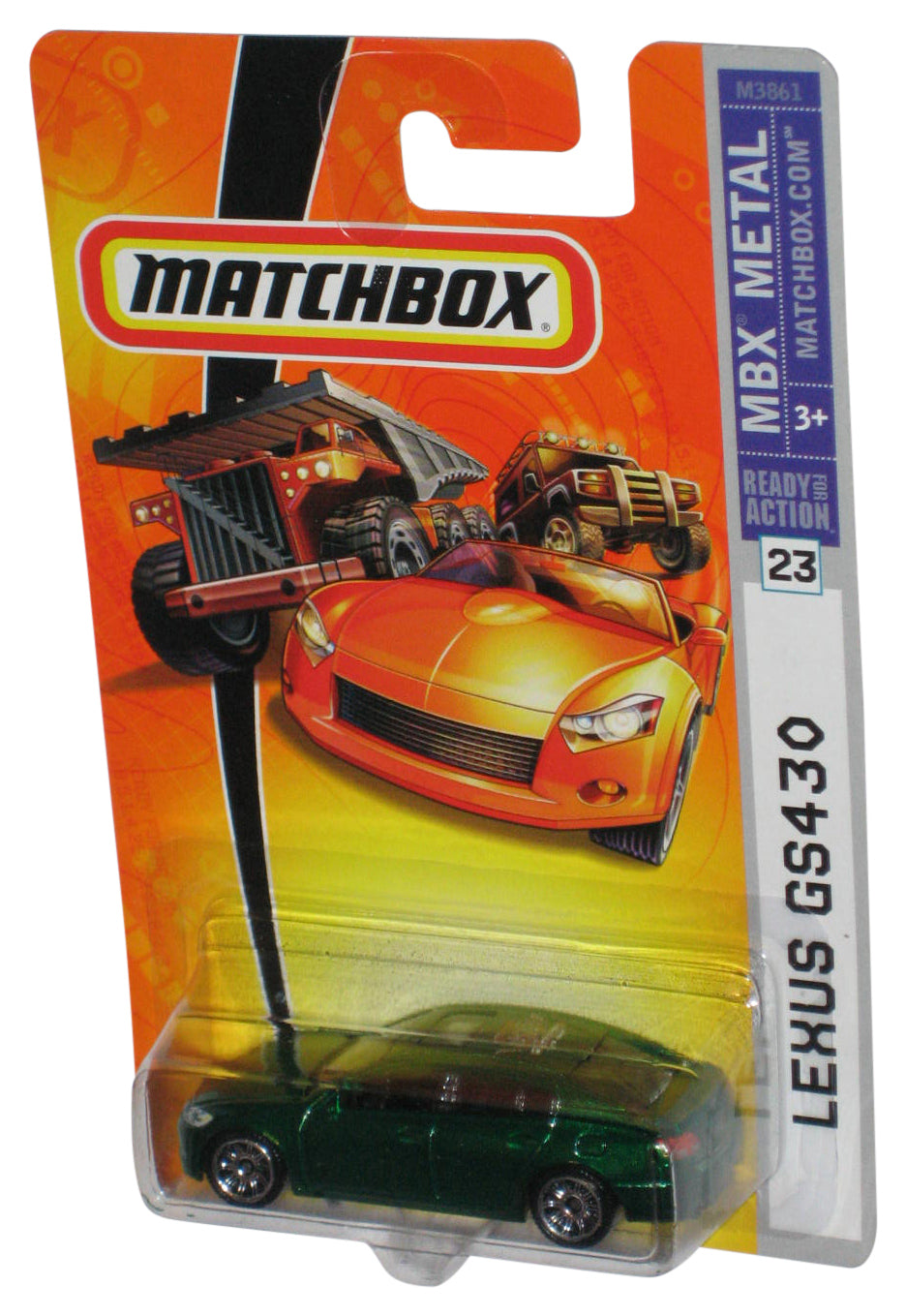Matchbox MBX Metal (2007) Green Lexus GS430 Die-Cast Toy Car #23
