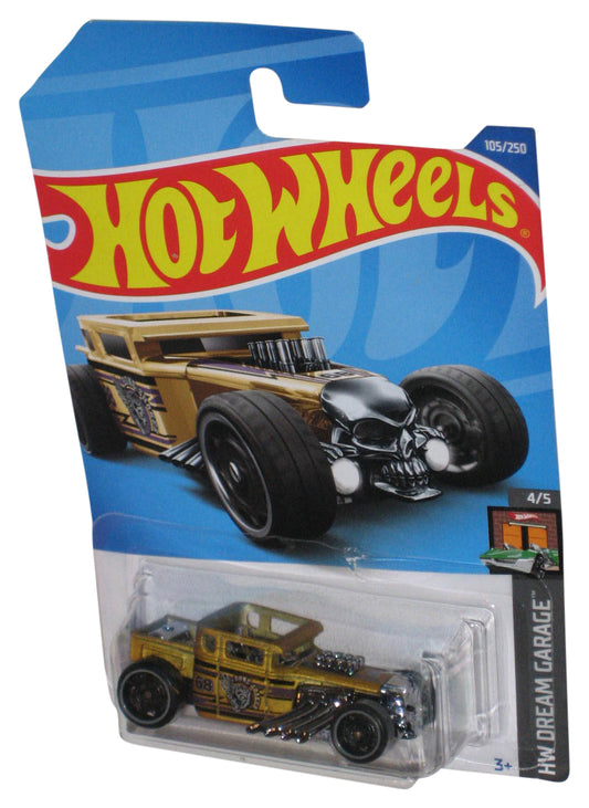 Hot Wheels HW Dream Garage 4/5 (2021) Gold Bone Shaker Toy Car 105/250