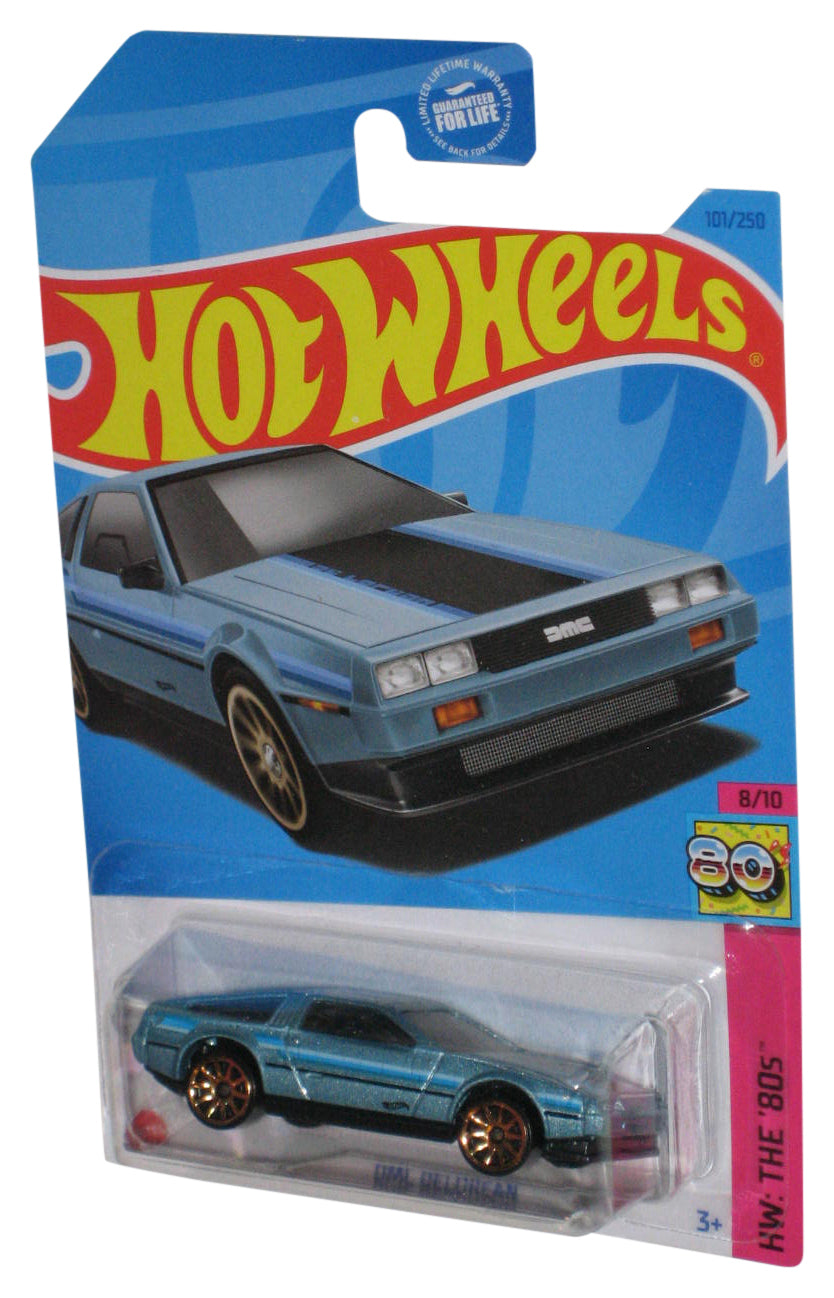 Hot Wheels HW The 80's (2021) Blue DMC Delorean Toy Car 101/250