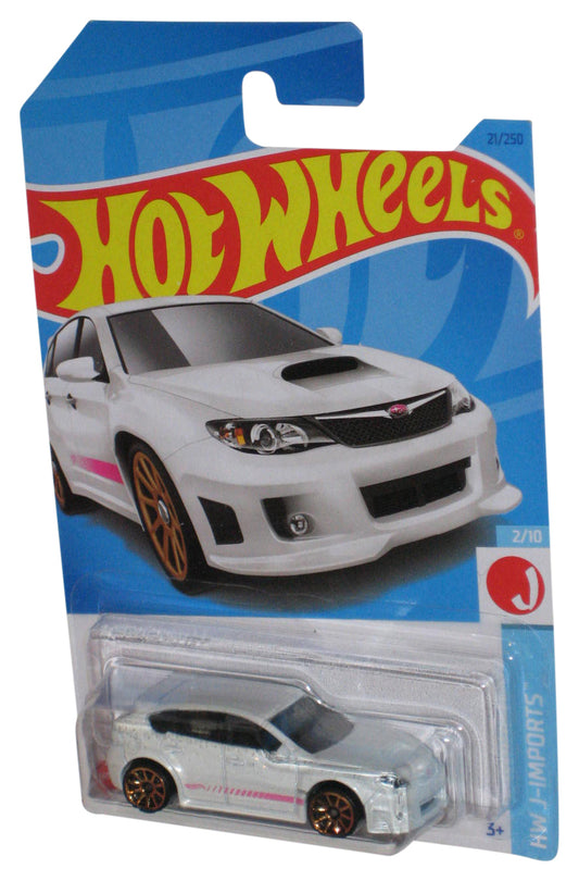 Hot Wheels HW J-Imports 2/10 (2021) White Subaru WRX STI Toy Car 21/250