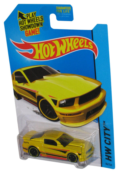 Hot Wheels HW City (2013) Yellow '07 Ford Mustang GT Toy Car 94/250