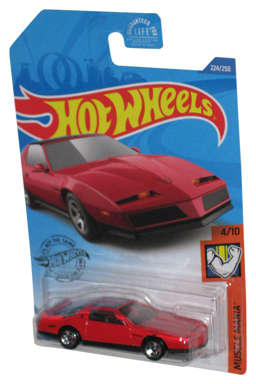 Hot Wheels Muscle Mania 4/10 (2017) Red '84 Pontiac Firebird Toy Car 224/250