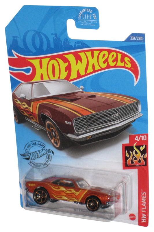 Hot Wheels HW Flames 4/10 (2017) Burnt Orange '67 Camaro Toy Car 231/250
