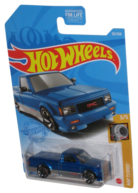 Hot Wheels HW Turbo 3/5 (2020) Blue '91 GMC Syclone Toy Truck 92/250