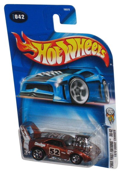 Hot Wheels 2003 First Editions 30/42 Gold 1970 Dodge Charger Toy Car #042
