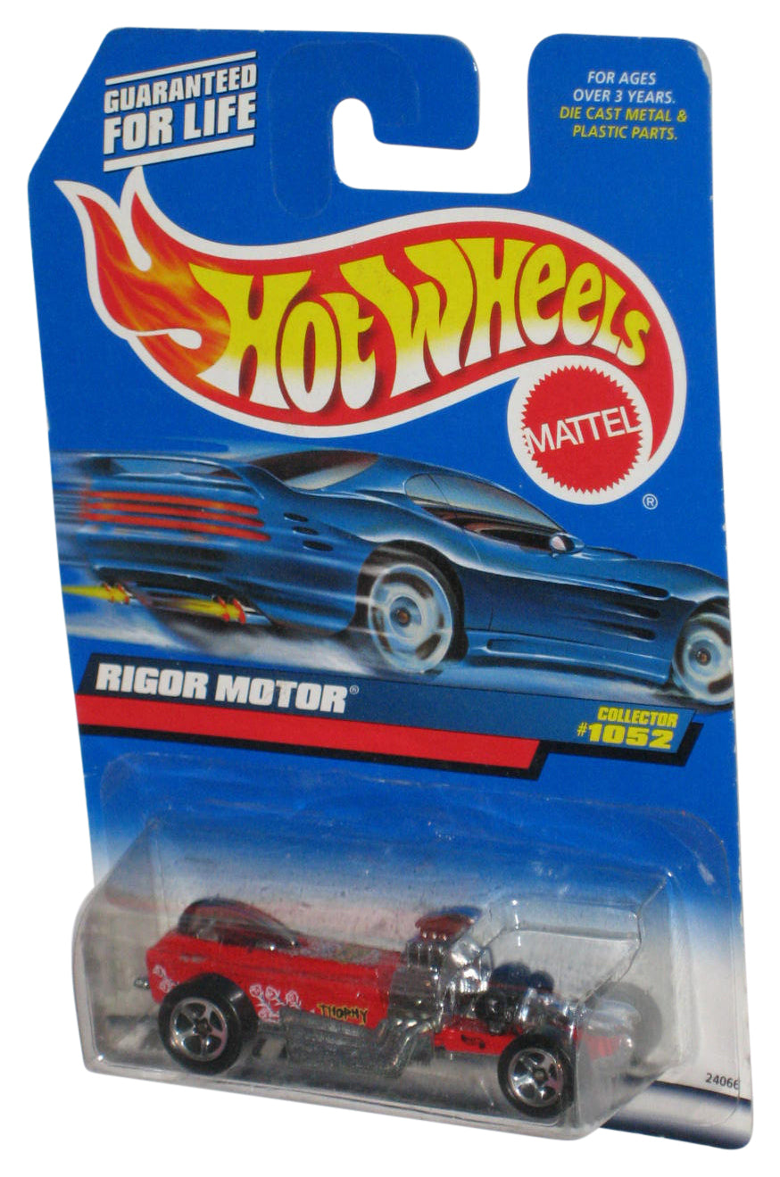 Hot Wheels Rigor Motor (1998) Mattel Red Die-Cast Toy Car #1052