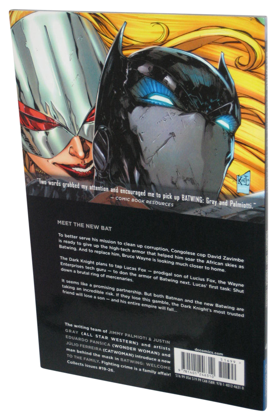 DC Comics Batwing Welcome To The Family Vol. 4 New 52 (2014) Paperback Book