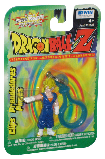 Dragon Ball Z Super Saiyan Vegito Pointing Irwin Toys (1999) Mini Figure Keychain w/ Clip