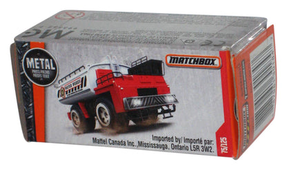 Matchbox Metal Red Water Worker Boxed (2016) Power Grabs Toy Vehicle 75/125