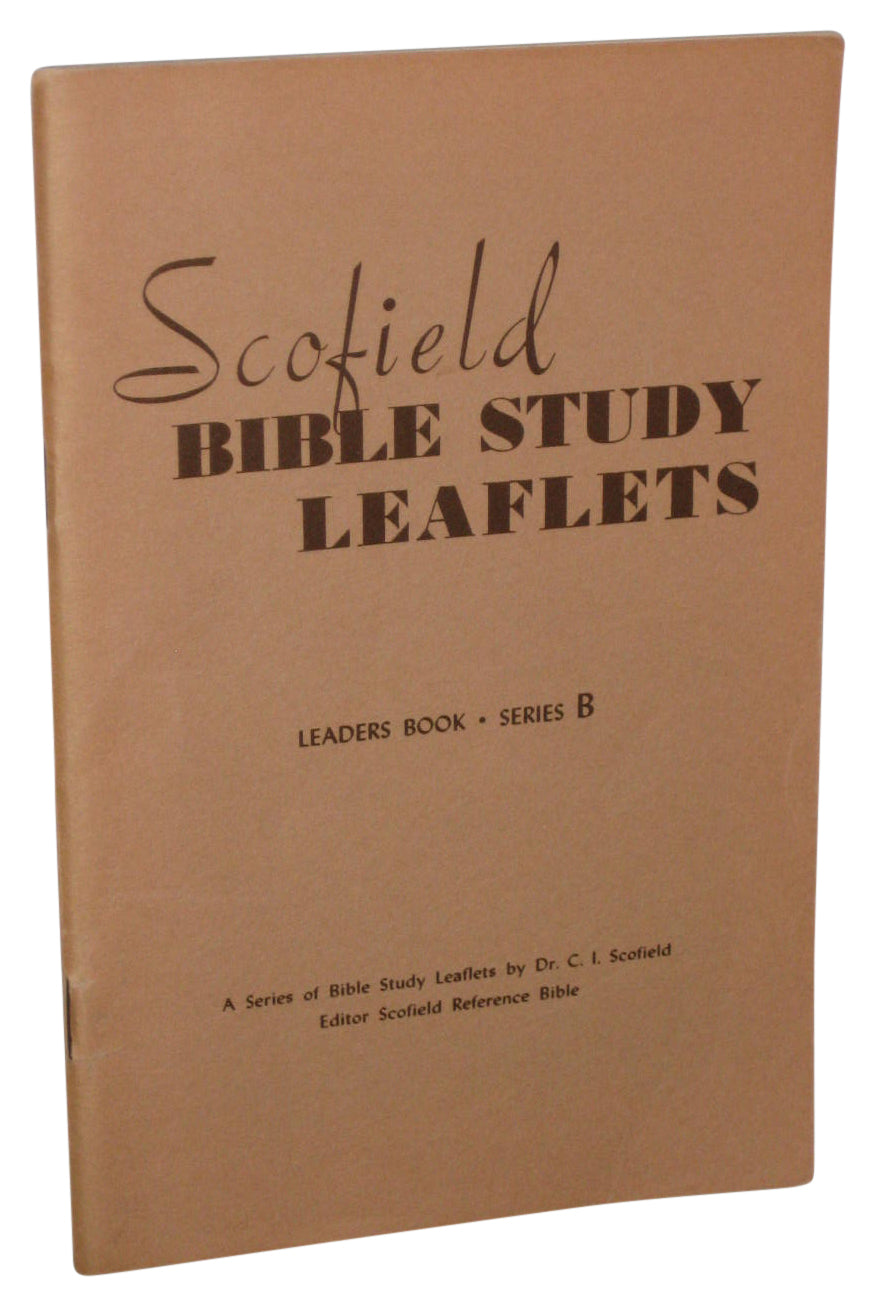 Scotfield Bible Study Leaflets Leaders Book Series D (1935) Paperback Book - (Dr. C I Scofield)